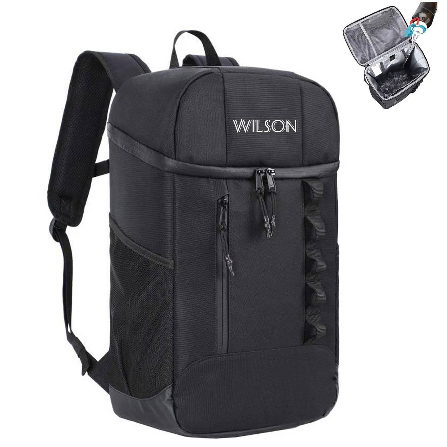 Nylon Large-Capacity Cooler Insulated Backpack 3