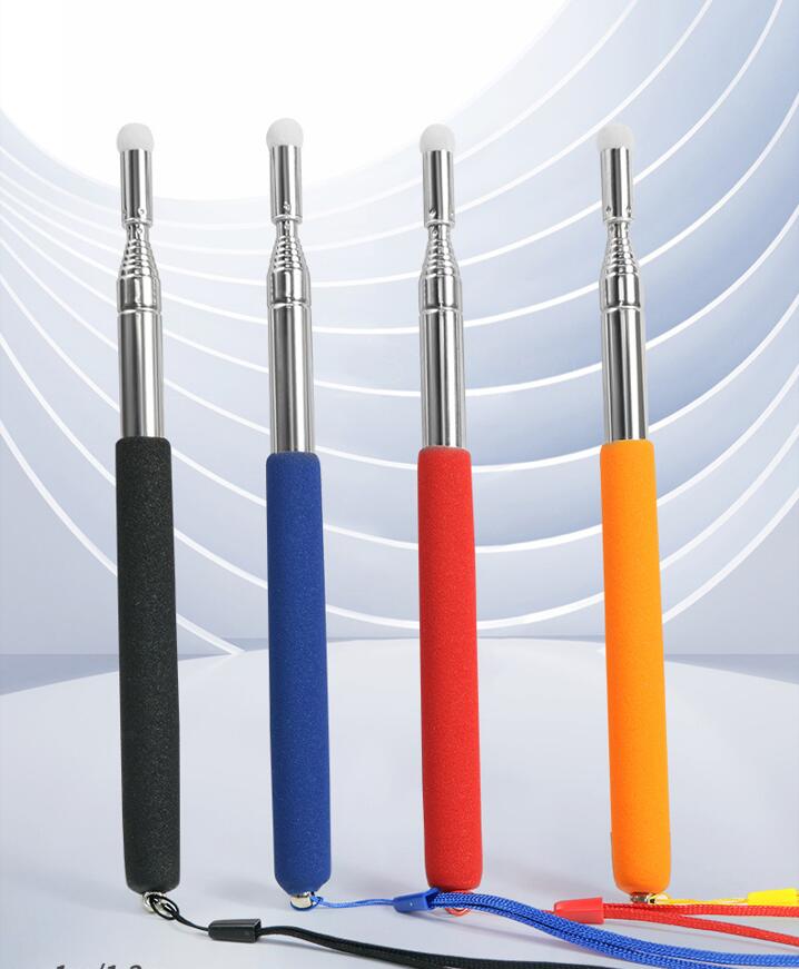 Retractable Teacher Pointer Touch Screen Pen 5