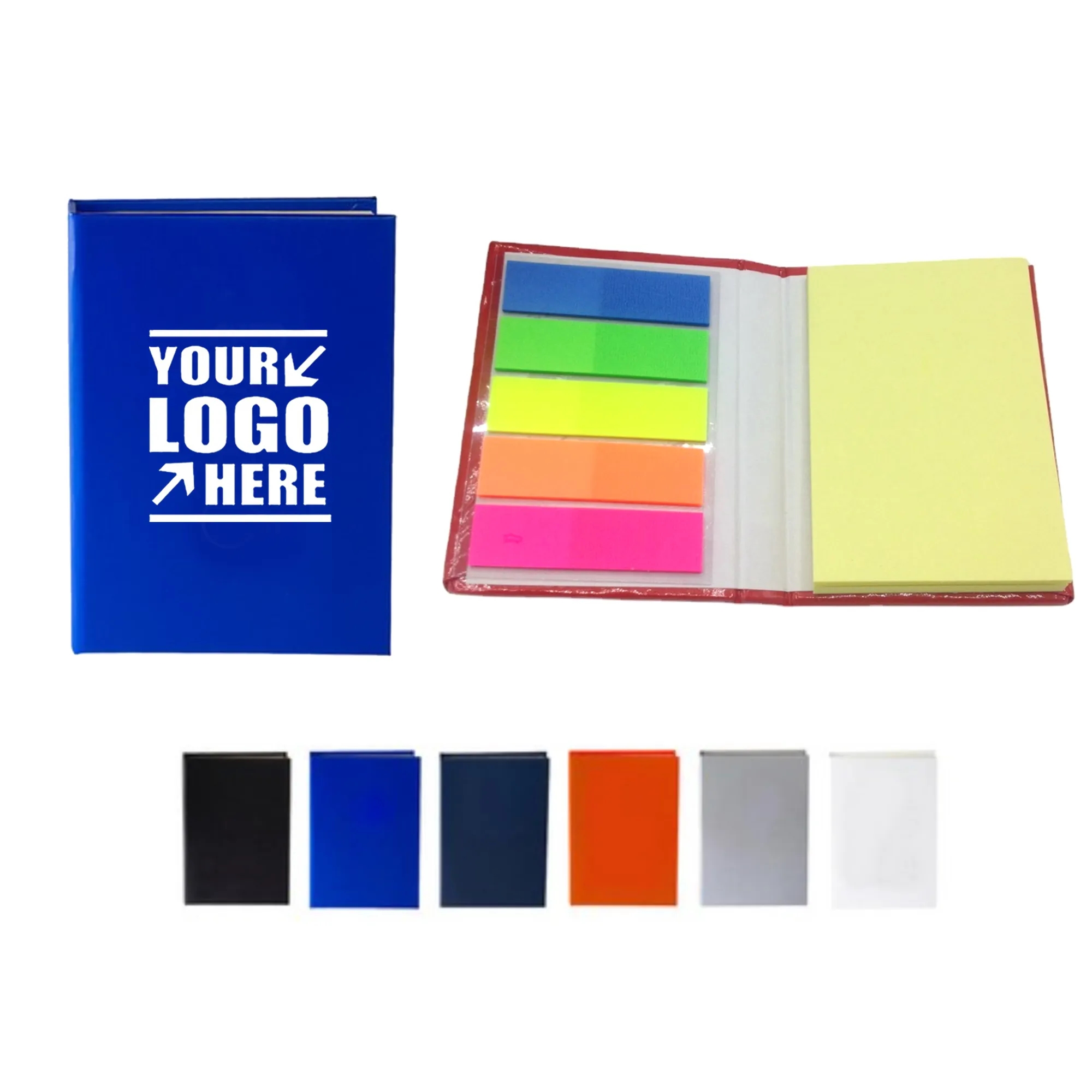 Mini Hardcover Notebook With Sticky Notes 2