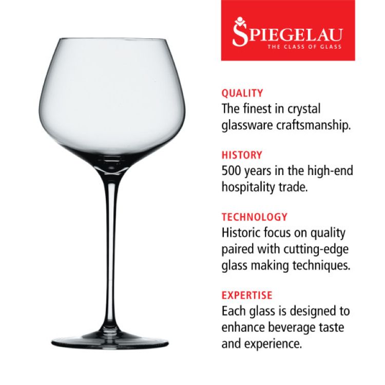 Spiegelau Willsberger 25.6 oz Burgundy Glass, set of 4 11