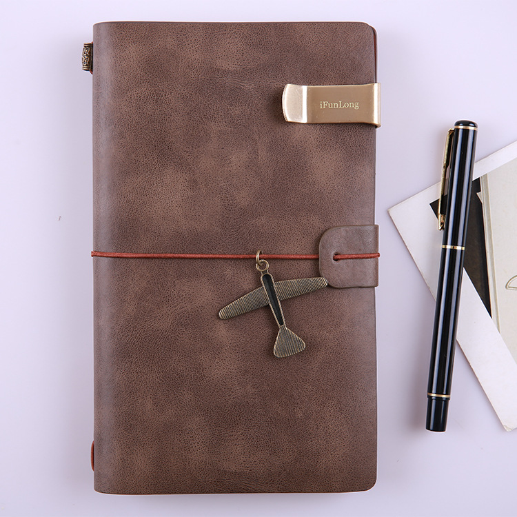A6 Size Leather Travel Retro Journal Book 6