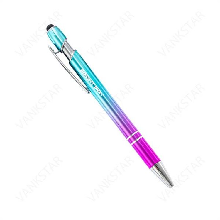 Dual Function Metal Stylus Ballpoint Pen 3