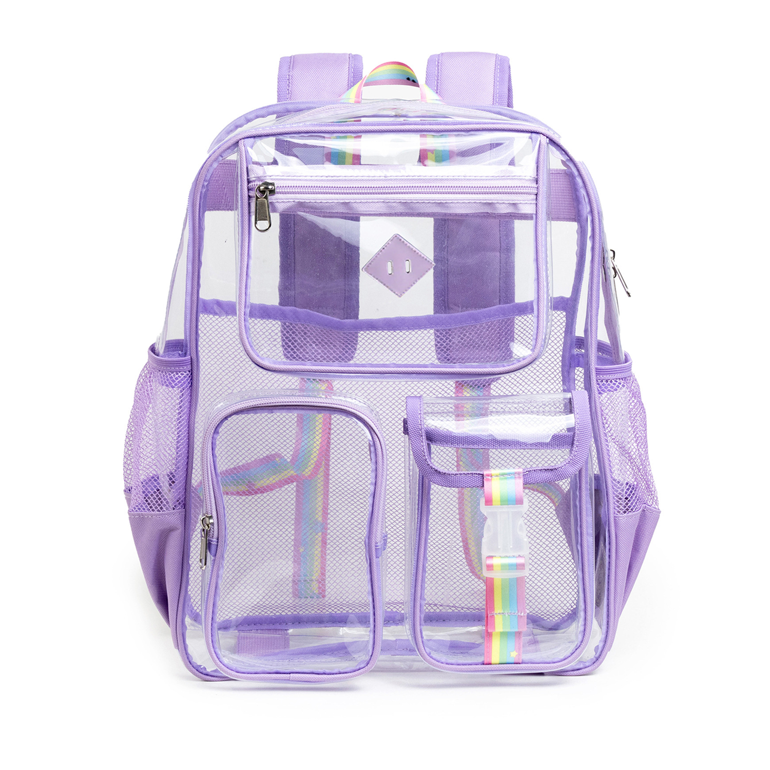PVC outdoor fitness transparent backpack 6