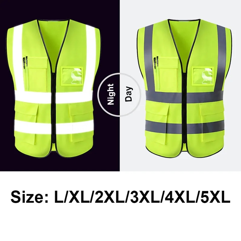 High Visibility Reflective Strips Safety Vest 4