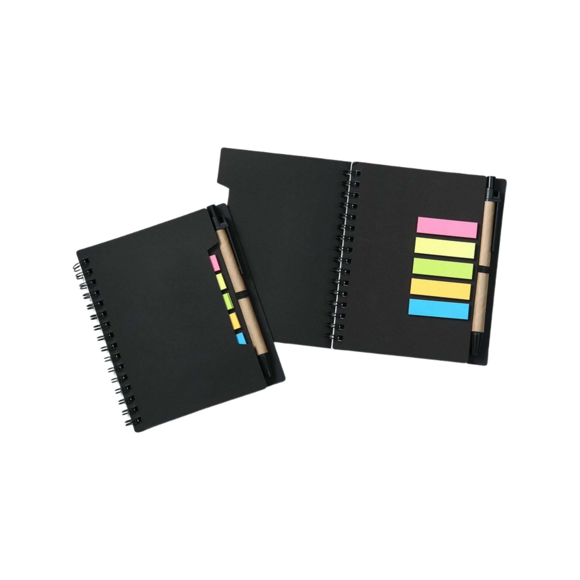 Sticky Flag Spiral Jotter Notepad W/Pen 3