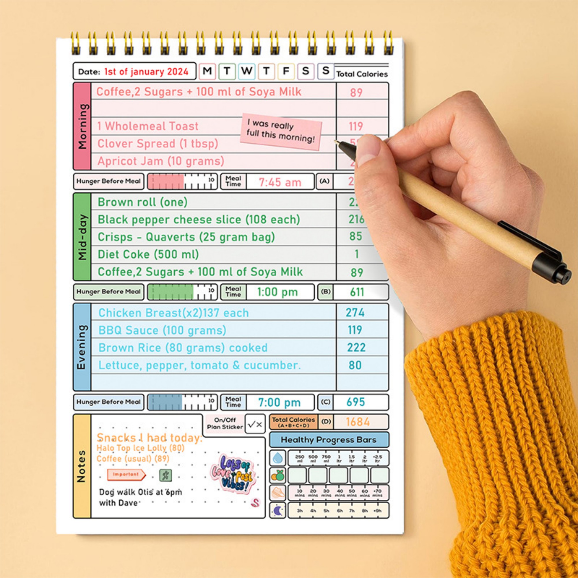 A5 50 Sheets Habit Tracker Notebooks 2