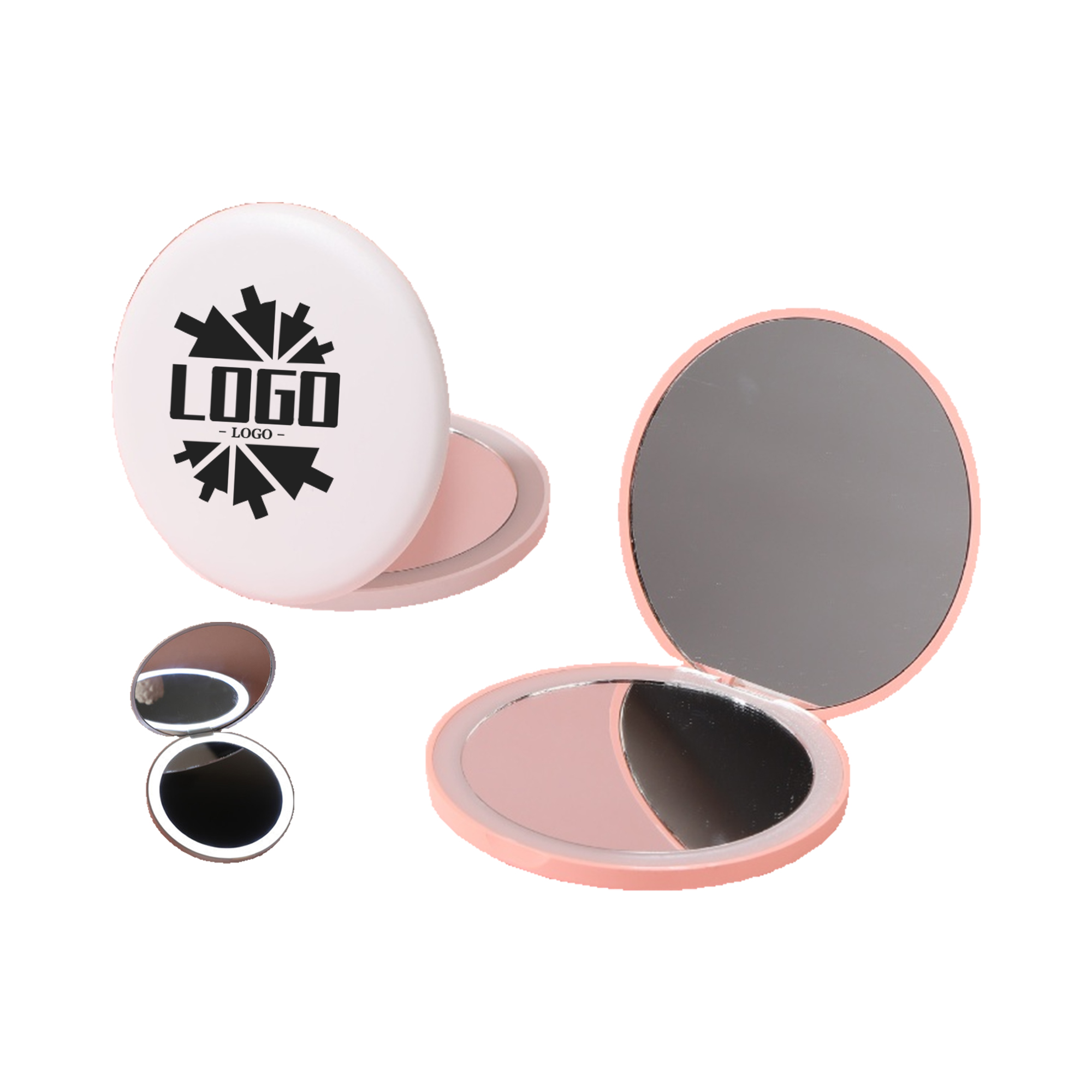 LED Lighted Portable Makeup Mirror 2