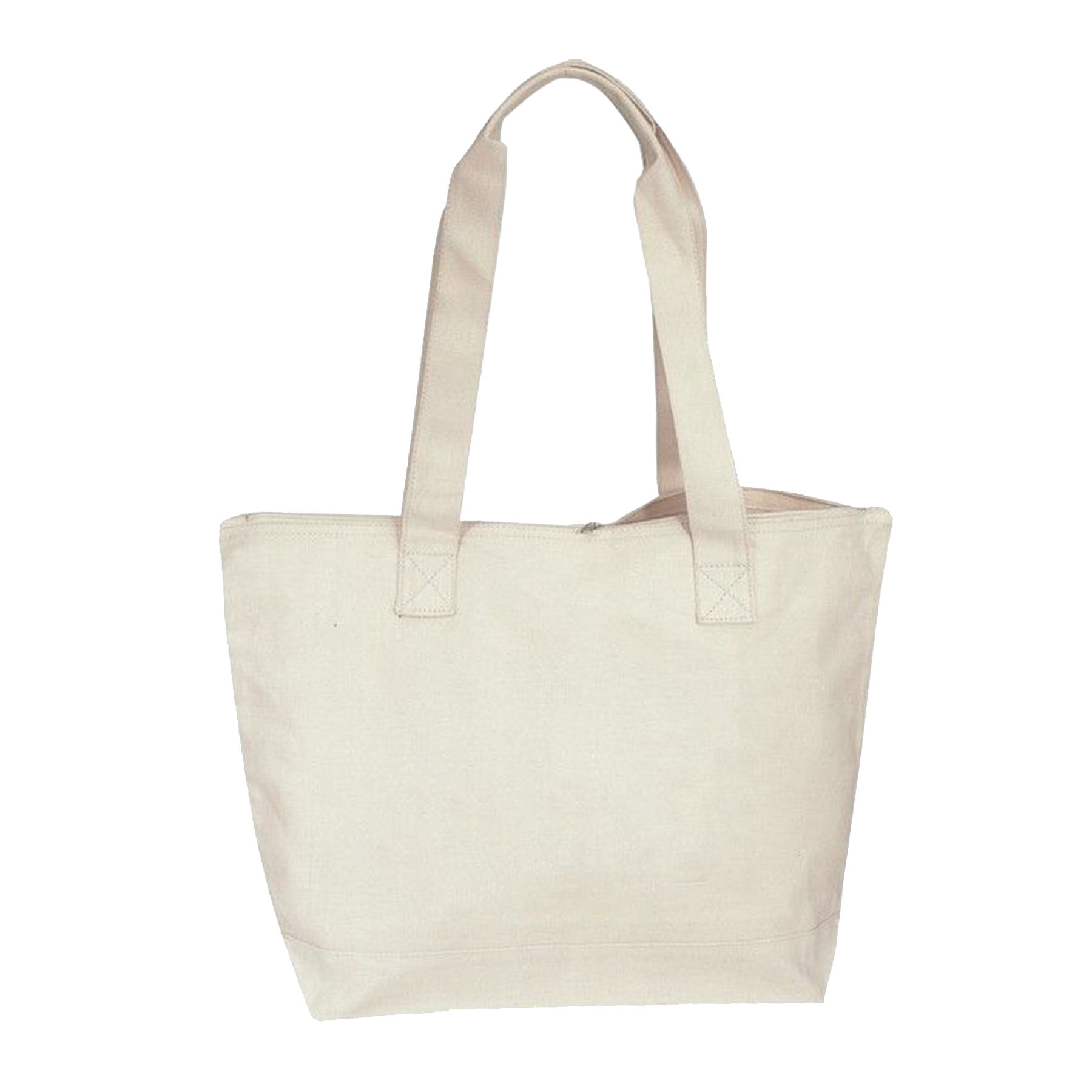 13 oz. Cotton Canvas Zippered Tote Bag 3
