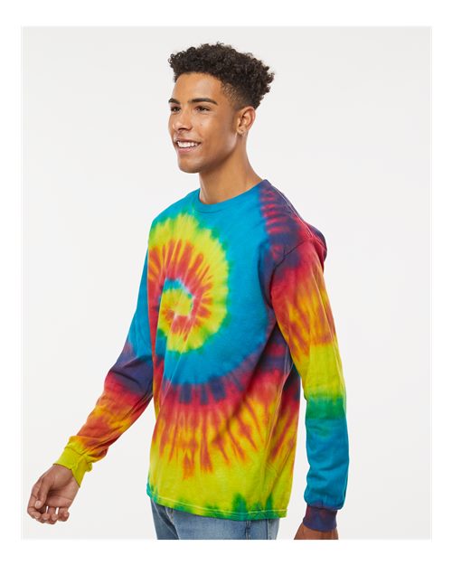 Unisex Tie-Dyed Long Sleeve T-Shirt - 2000 10