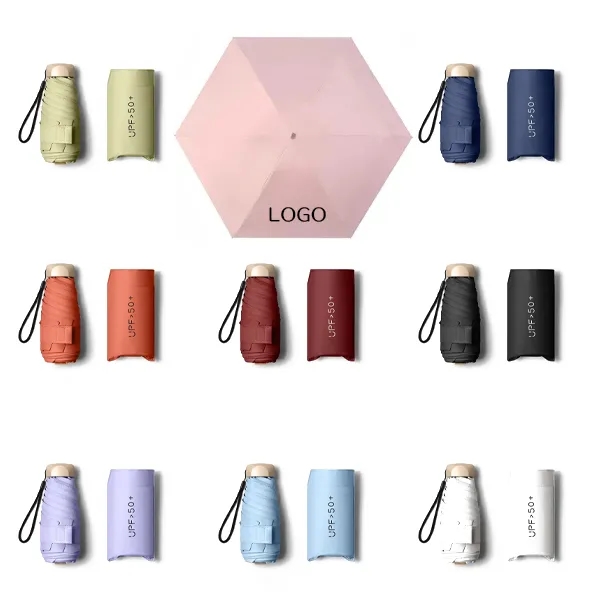 Compact Windproof UV Umbrella - Travel Rain Protection 6