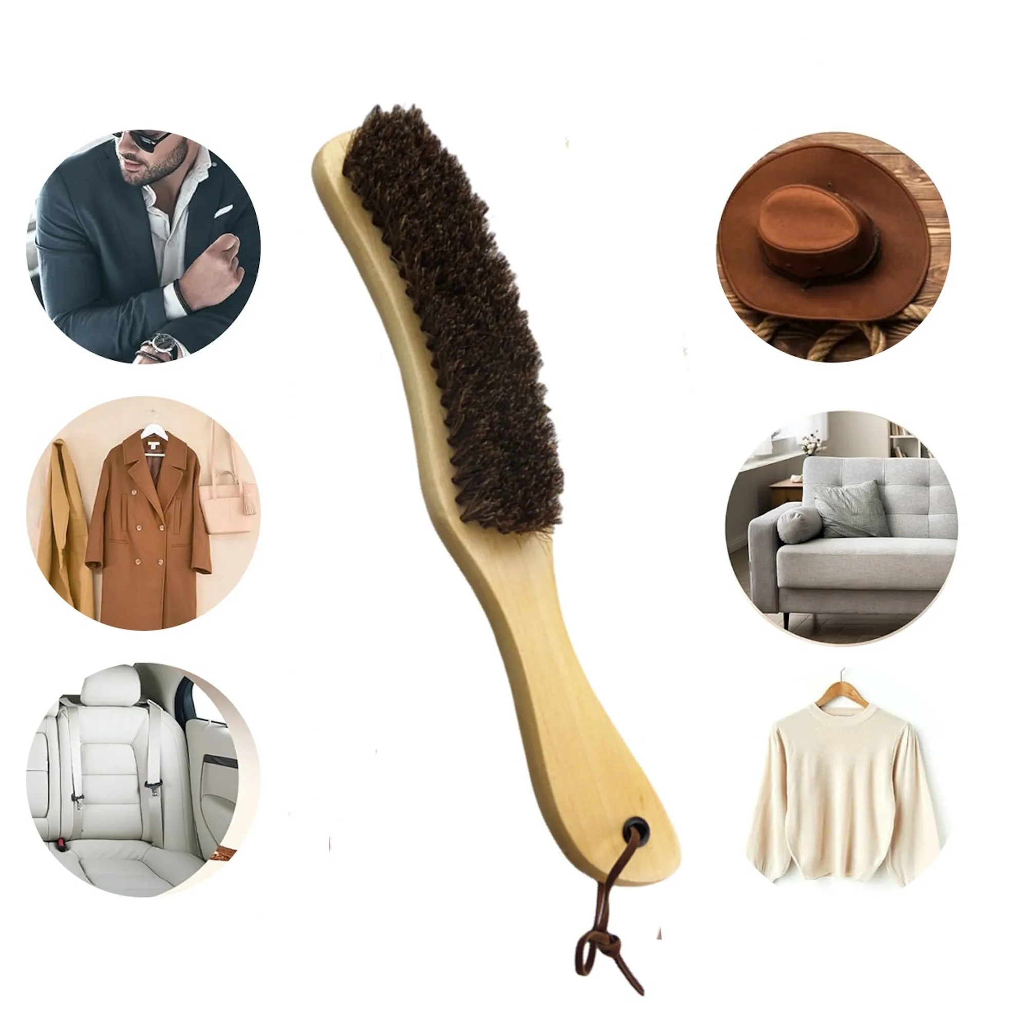 Wooden Handled Horsehair Dust Removal Brushes For Household 3