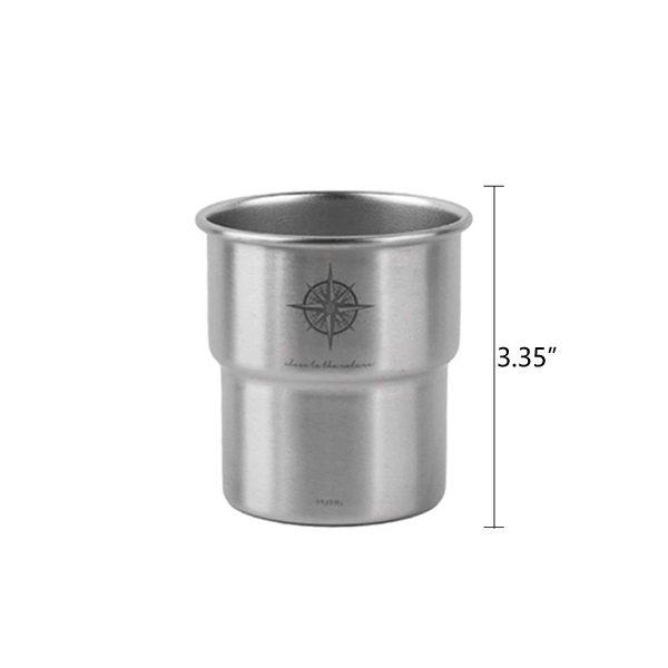 Stainless Steel Stackable Metal Drinking Cups 4