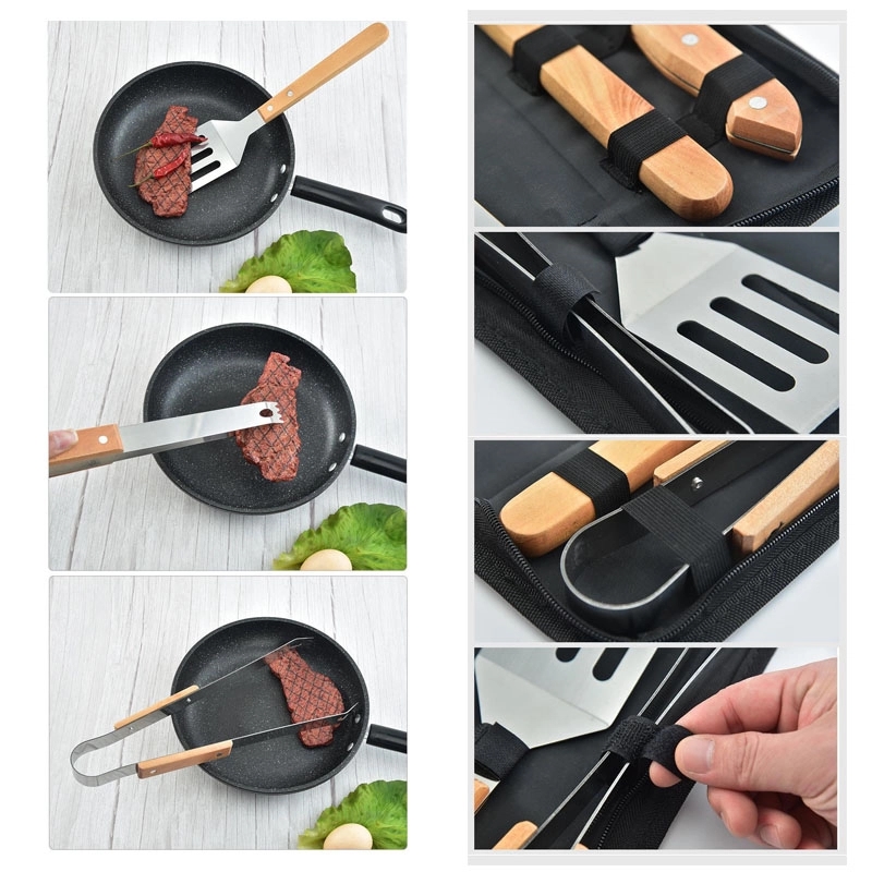 Barbecue Grill Tools Set 4Pcs 2