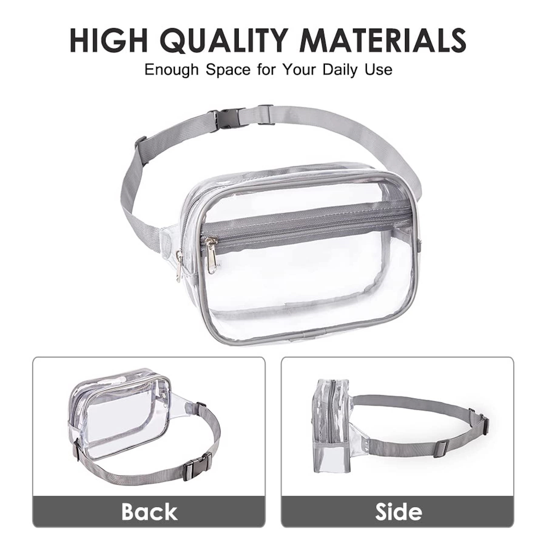 Waterproof Clear Fanny Waist Pack With Adjustable Strap 4