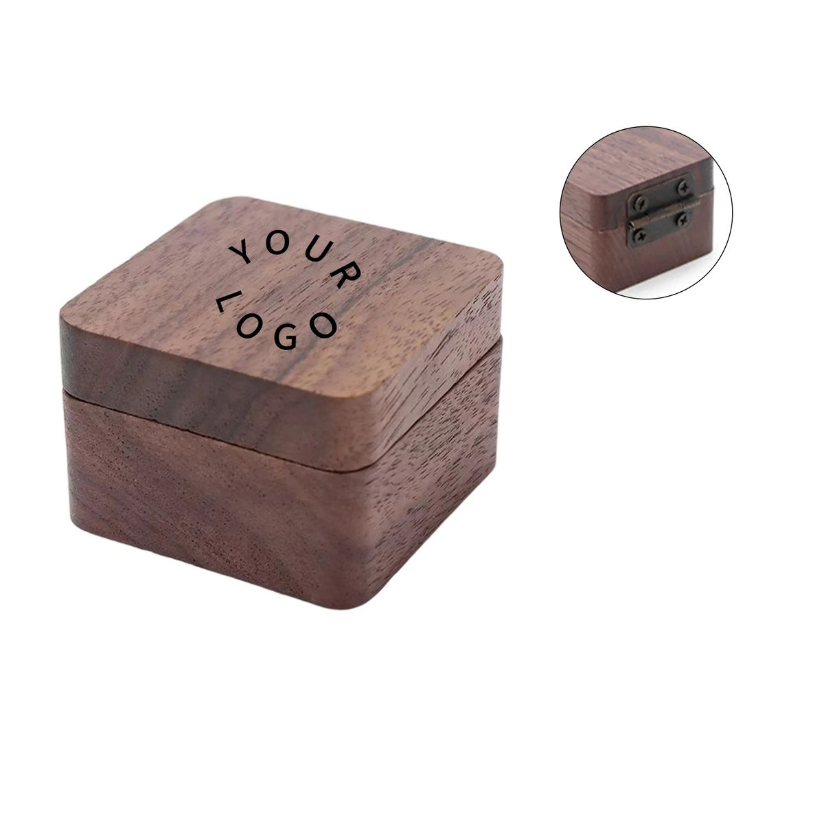 Portable Wood Guitar Pick Box for Picks and Small Items 2
