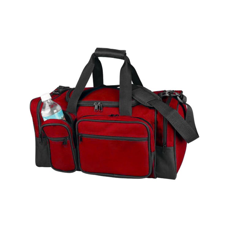 Sports Duffel Bags - Red & Black 19" 2