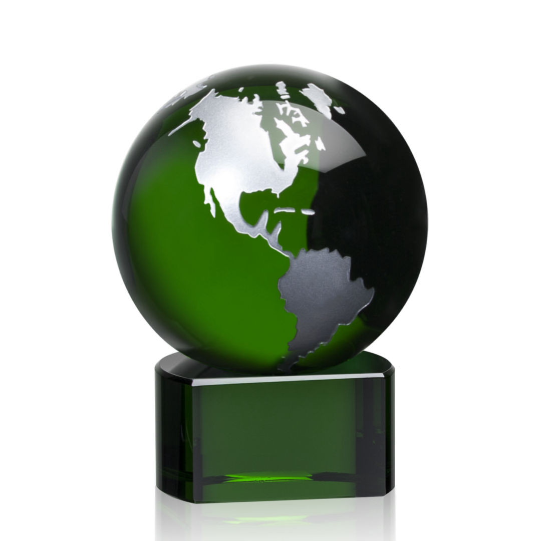 Marcana Globe Award - Green/Silver 3