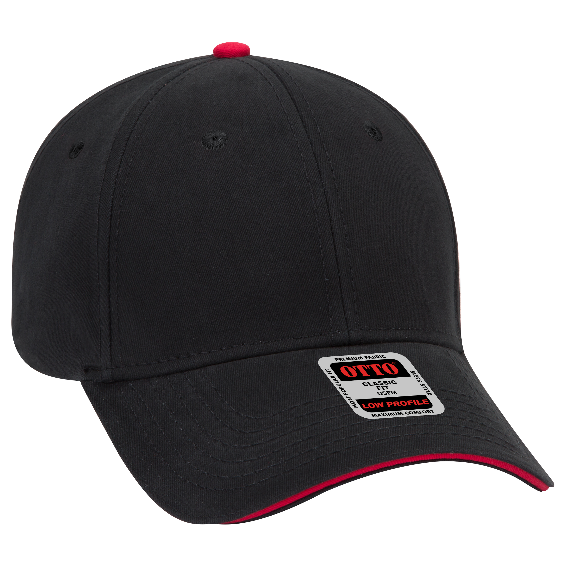 OTTO CAP® 6 Panel Low Profile Baseball Cap 29