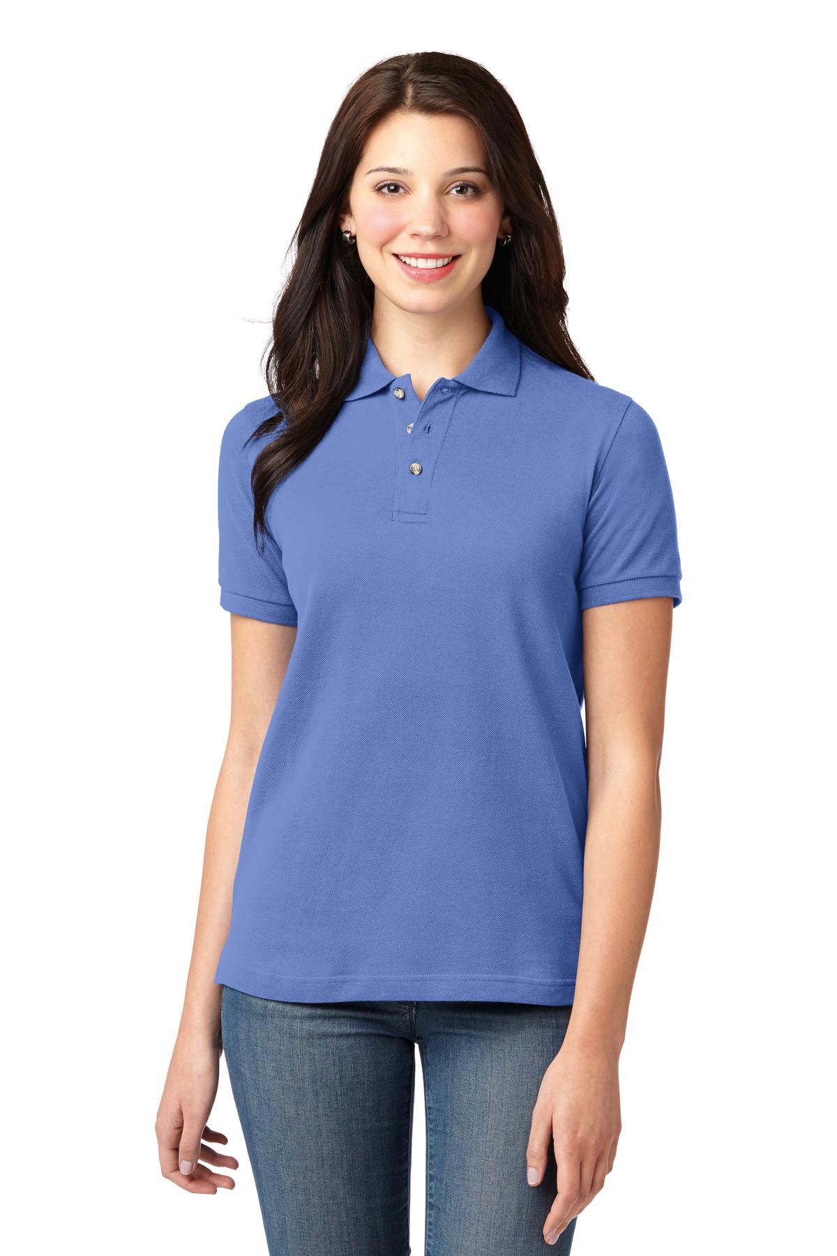 Port Authority Women's Heavyweight Cotton Pique Polo. L420 34