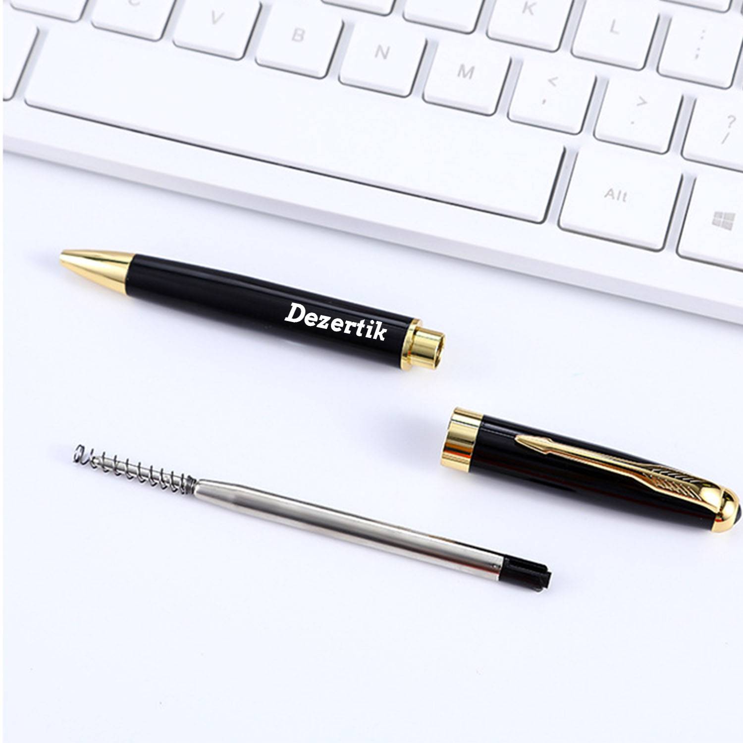 Rotary metal ballpoint pen 4