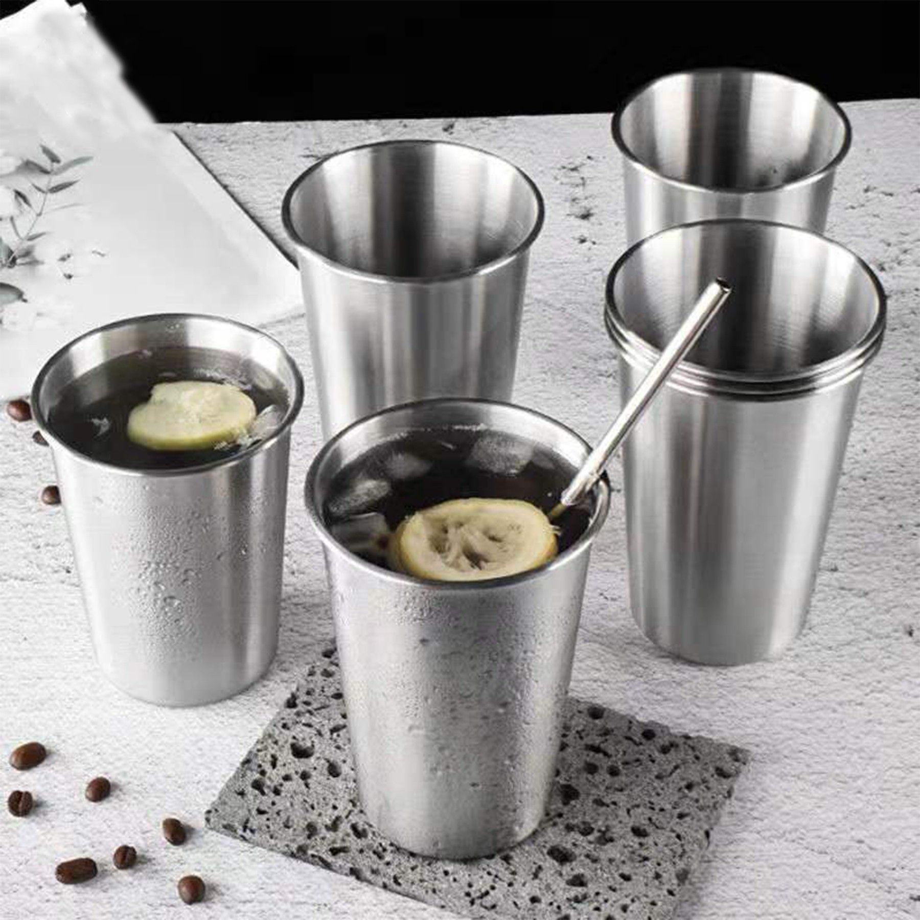 16 Oz Stainless Steel Cup 1