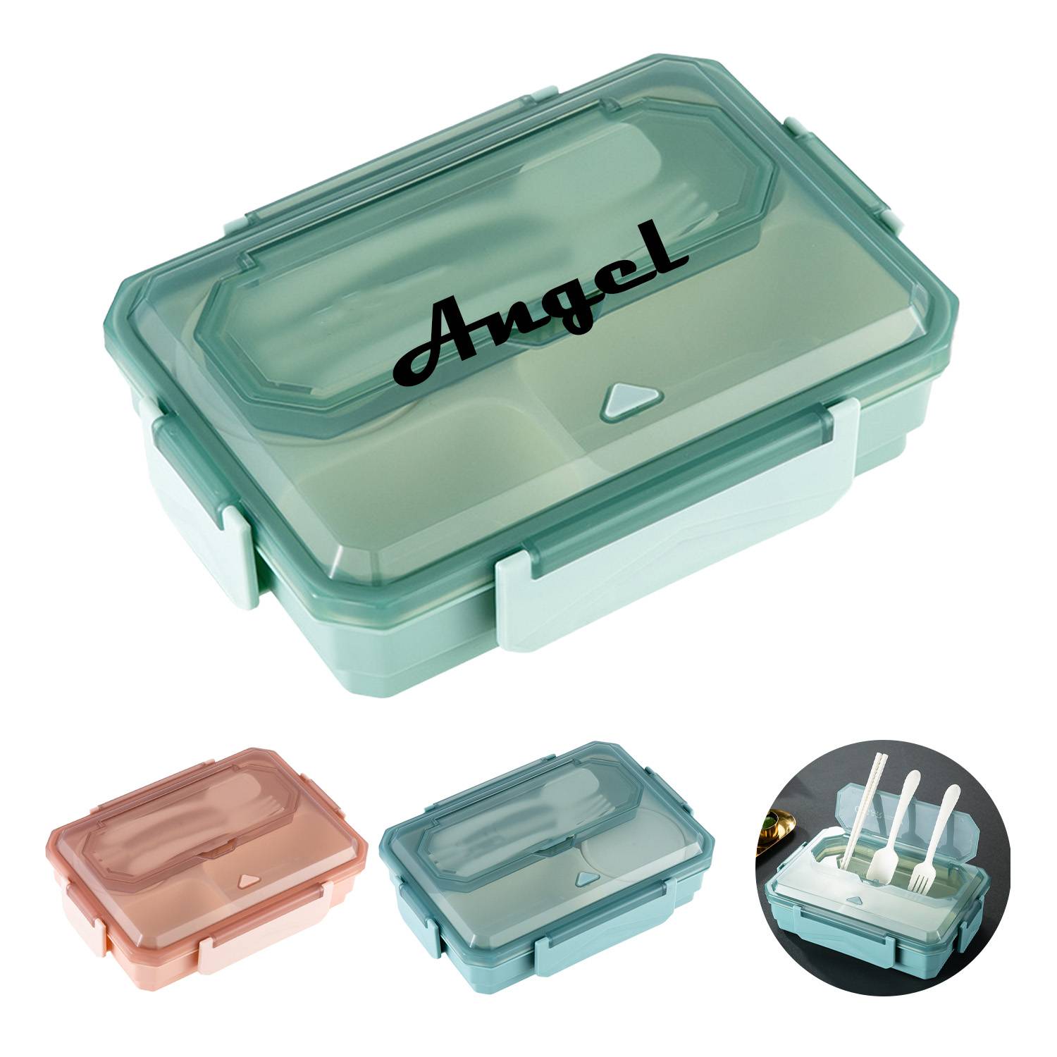 Large Capacity Double Layer Insulated Lunch Box 8