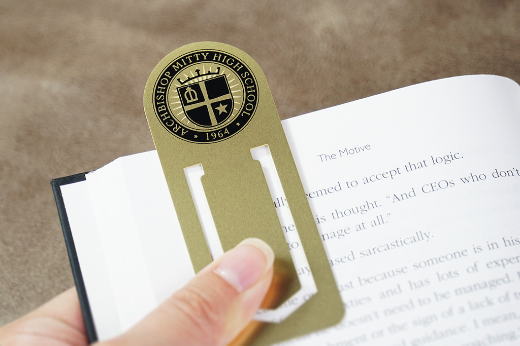 Metal Bookmarks, custom desk accessory with logo imprint 15