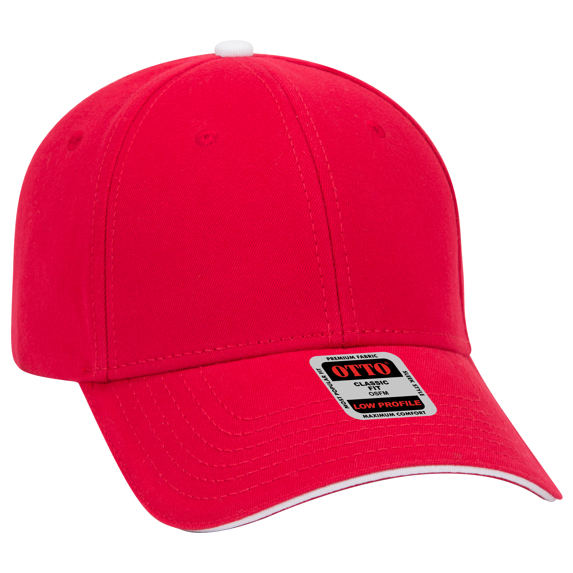 OTTO CAP® 6 Panel Low Profile Baseball Cap 34