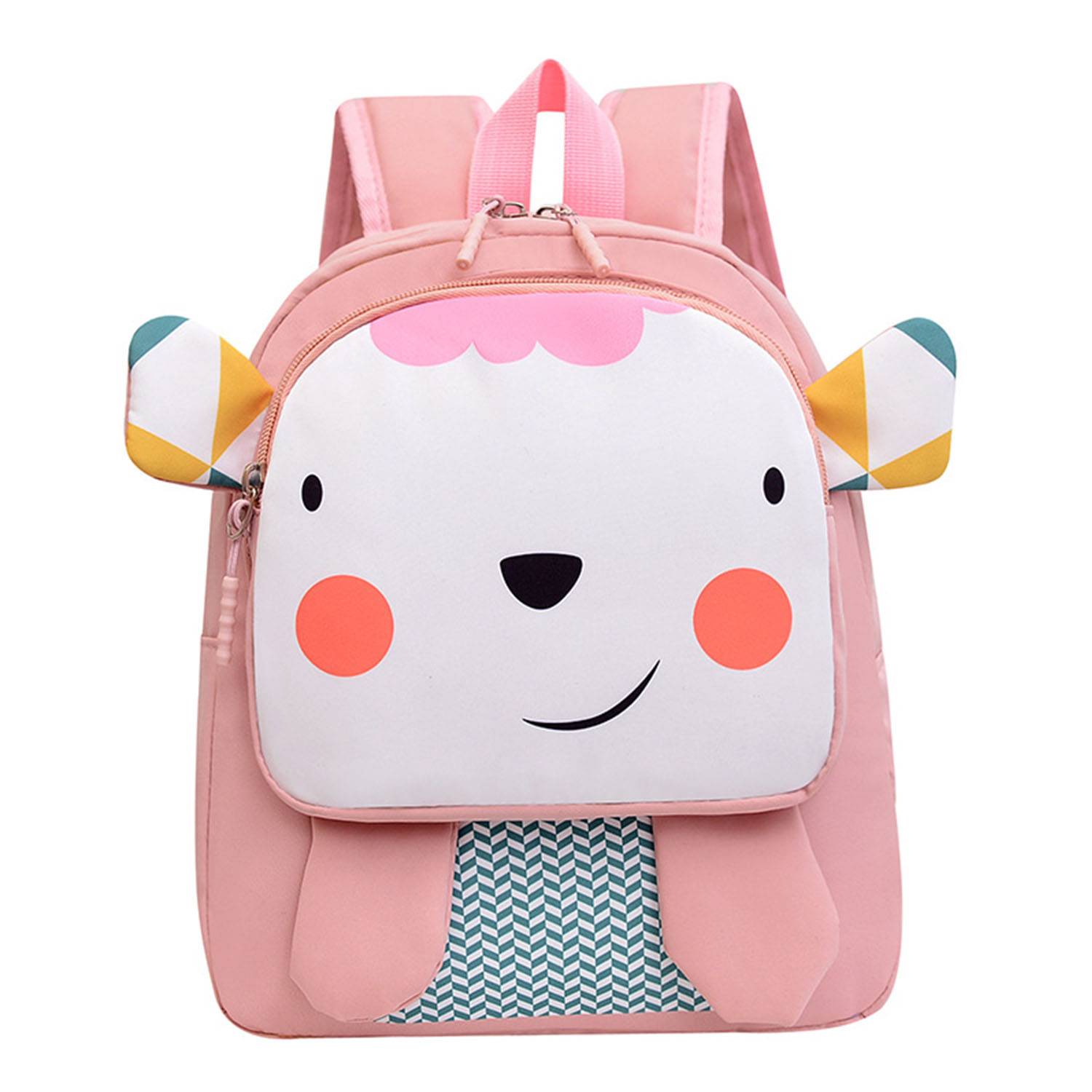 Nylon animal shaped kindergarten school backpack 2