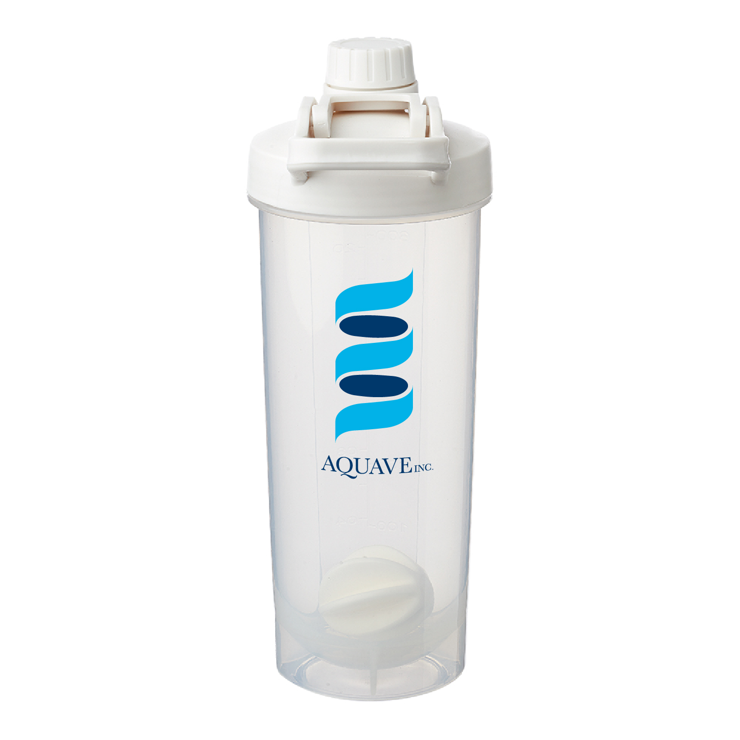 24 oz. Parthenon Plastic Shaker Bottle (2 Color Imprint) 12