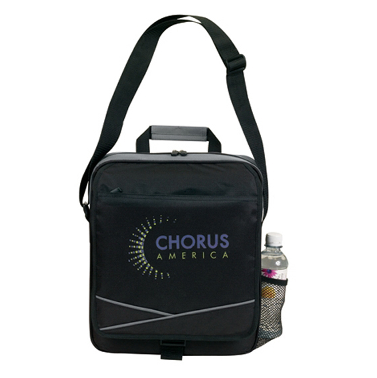 Monochromatic Messenger Computer Bag 1