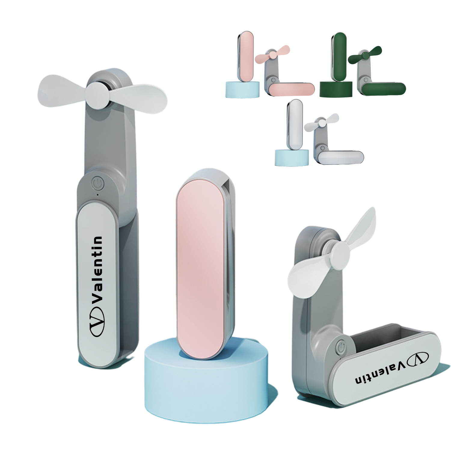 Rechargeable Foldable Handheld Fan 2