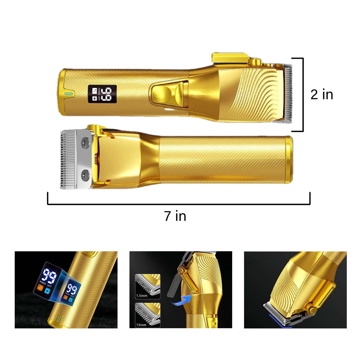 Electric faders for multifunctional hair clipper sets 2