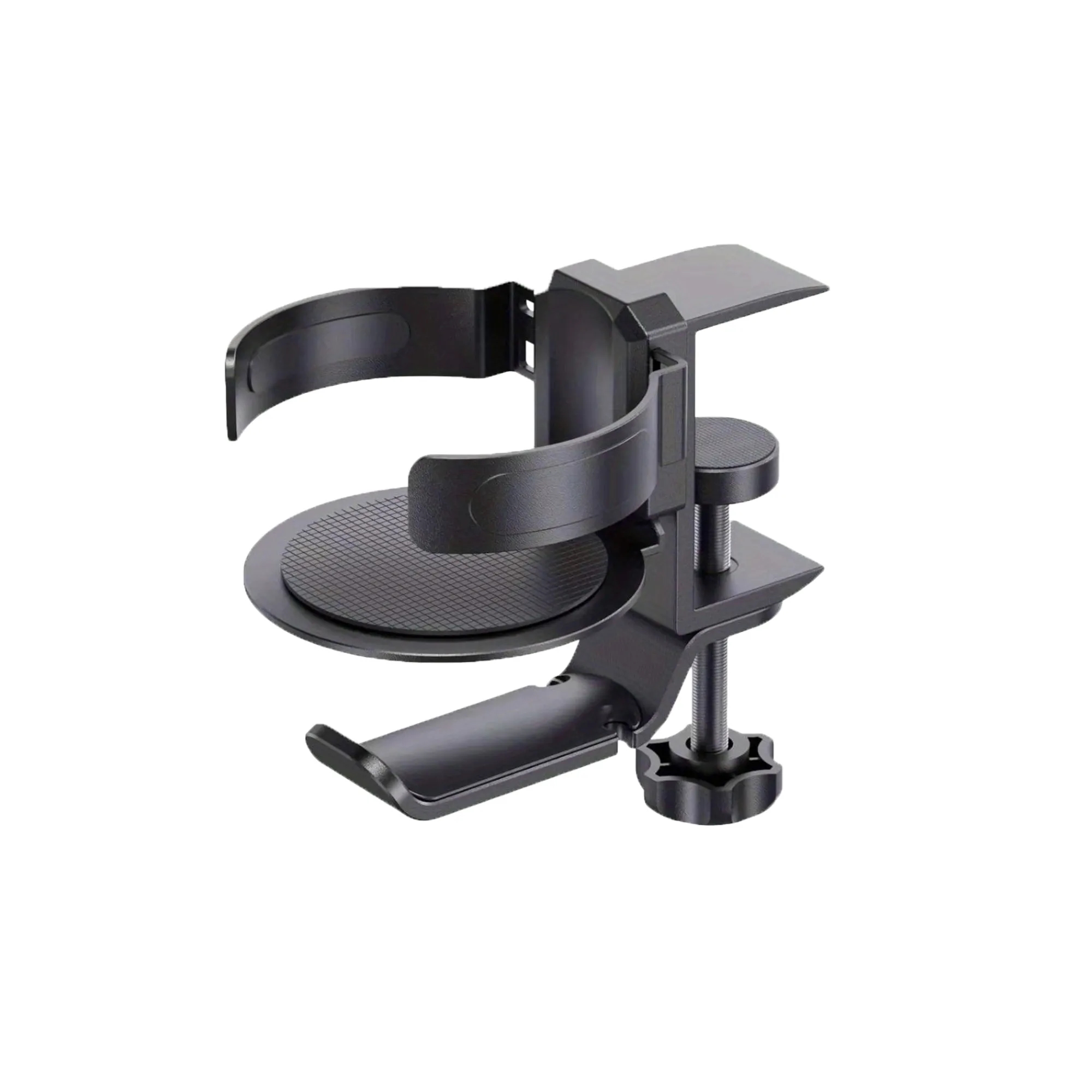 2-in-1 Cup & Headphone Holder - Desk Mount Organizer 2