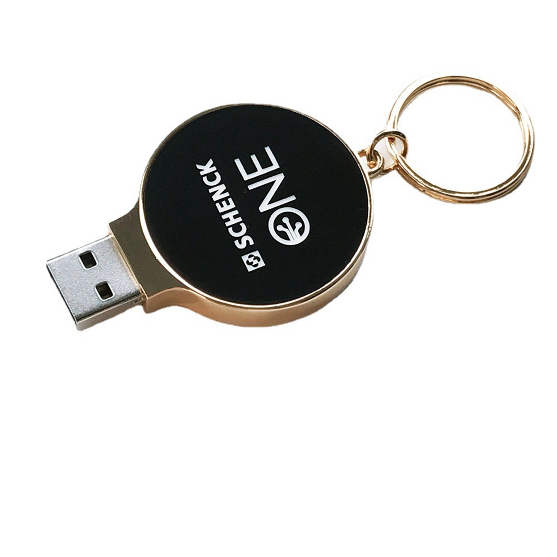 LED Light-up Logo USB Flash Drive Key Chain 4