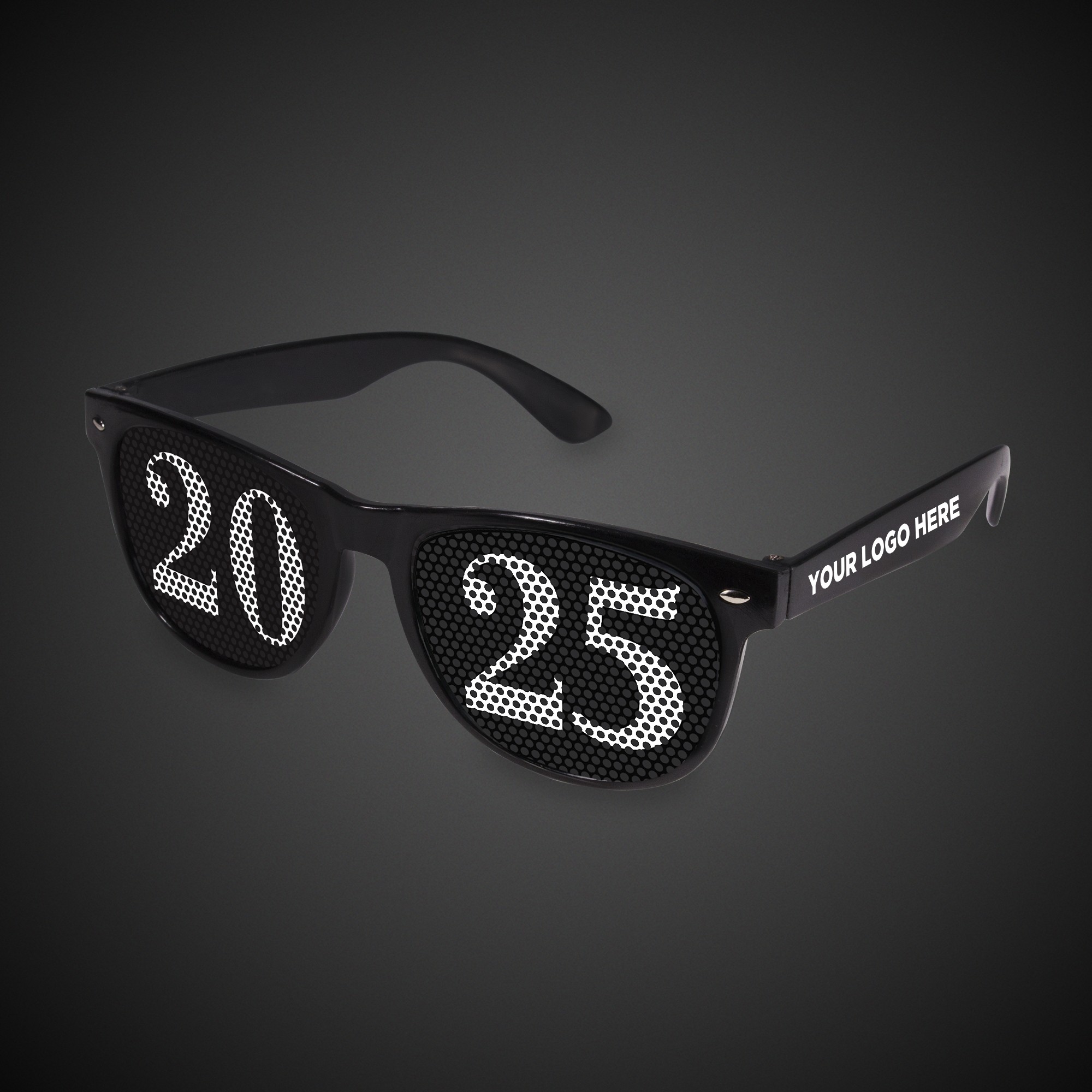2026 Black Billboard Sunglasses (imprinted arms) 2