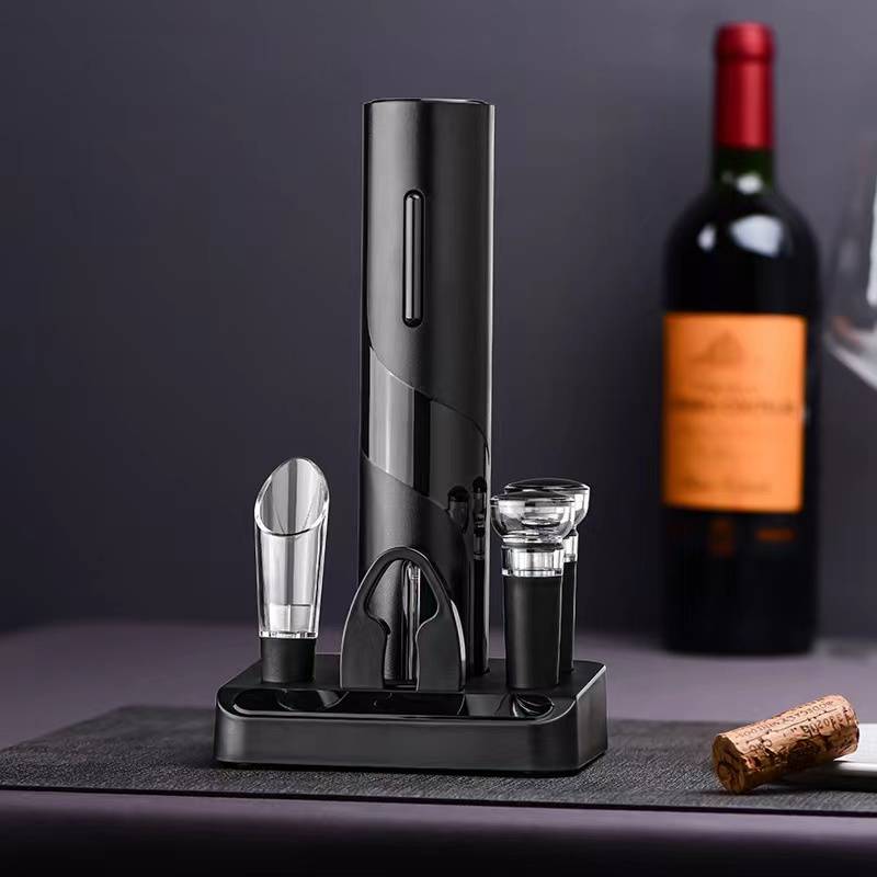 Automatic Electric Wine Bottle Corkscrew Opener Set 4
