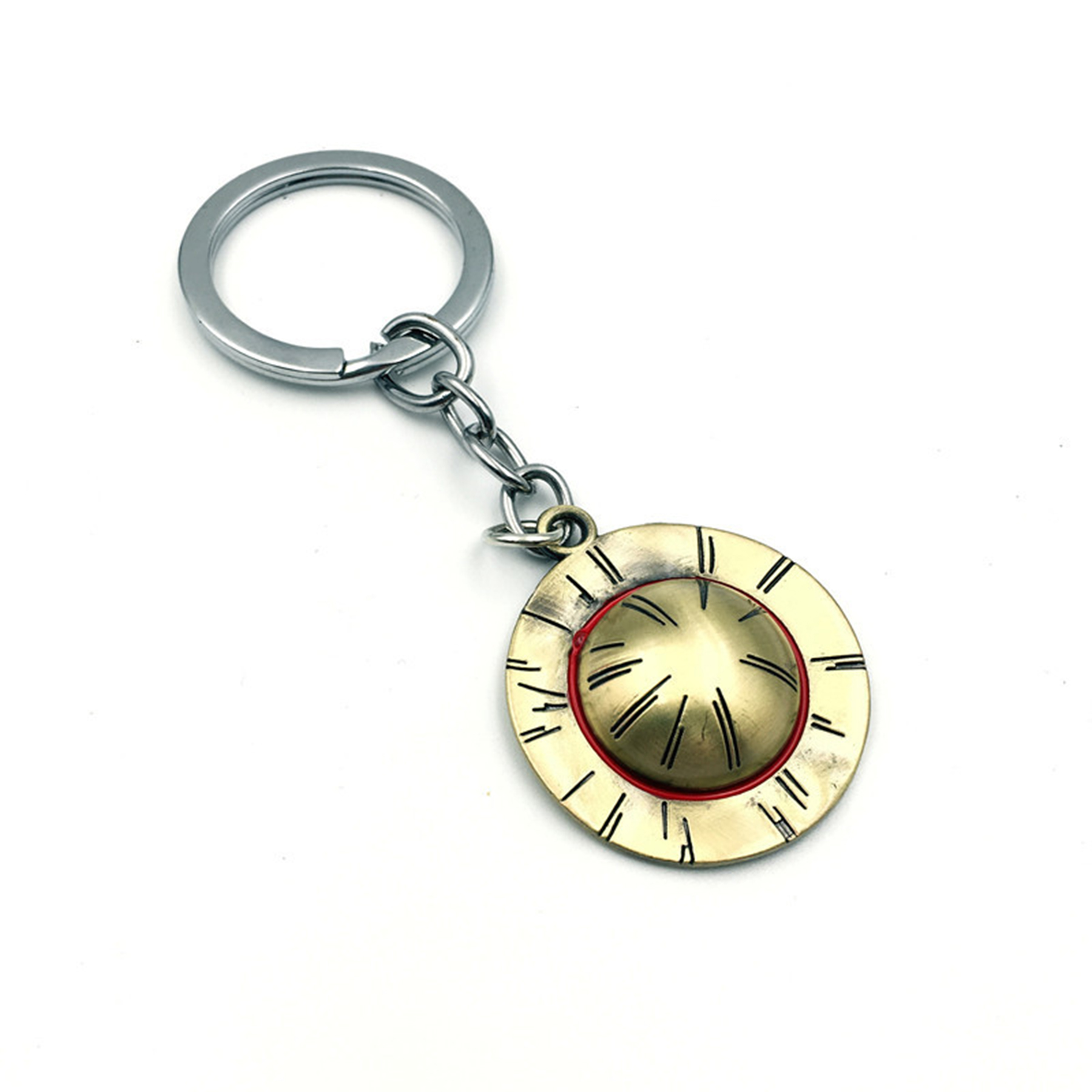 Helmsman Shape Compass with Key Chain 3