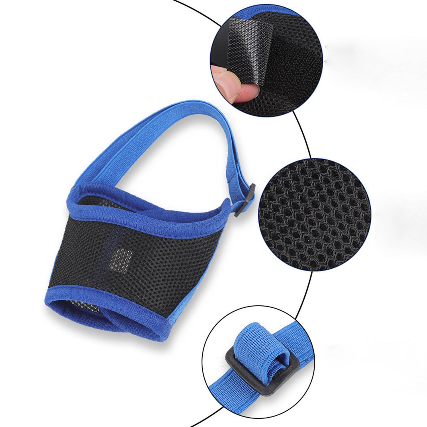 Adjustable Breathable Pet Mouth Cover 6