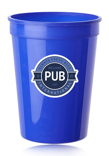12 oz. Plastic Stadium Cups 18