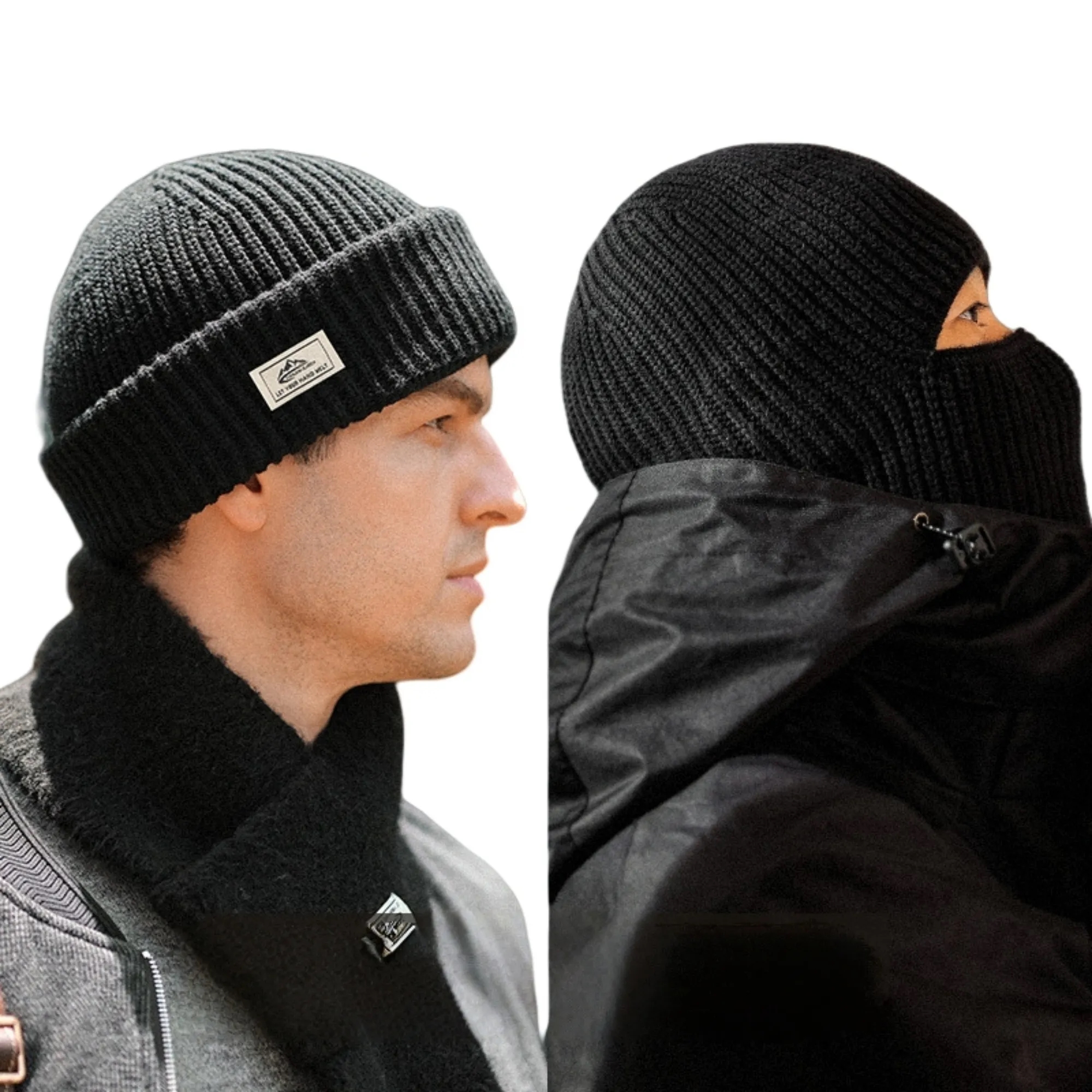 Warm Soft Solid Beanie Knit Winter Hat 1