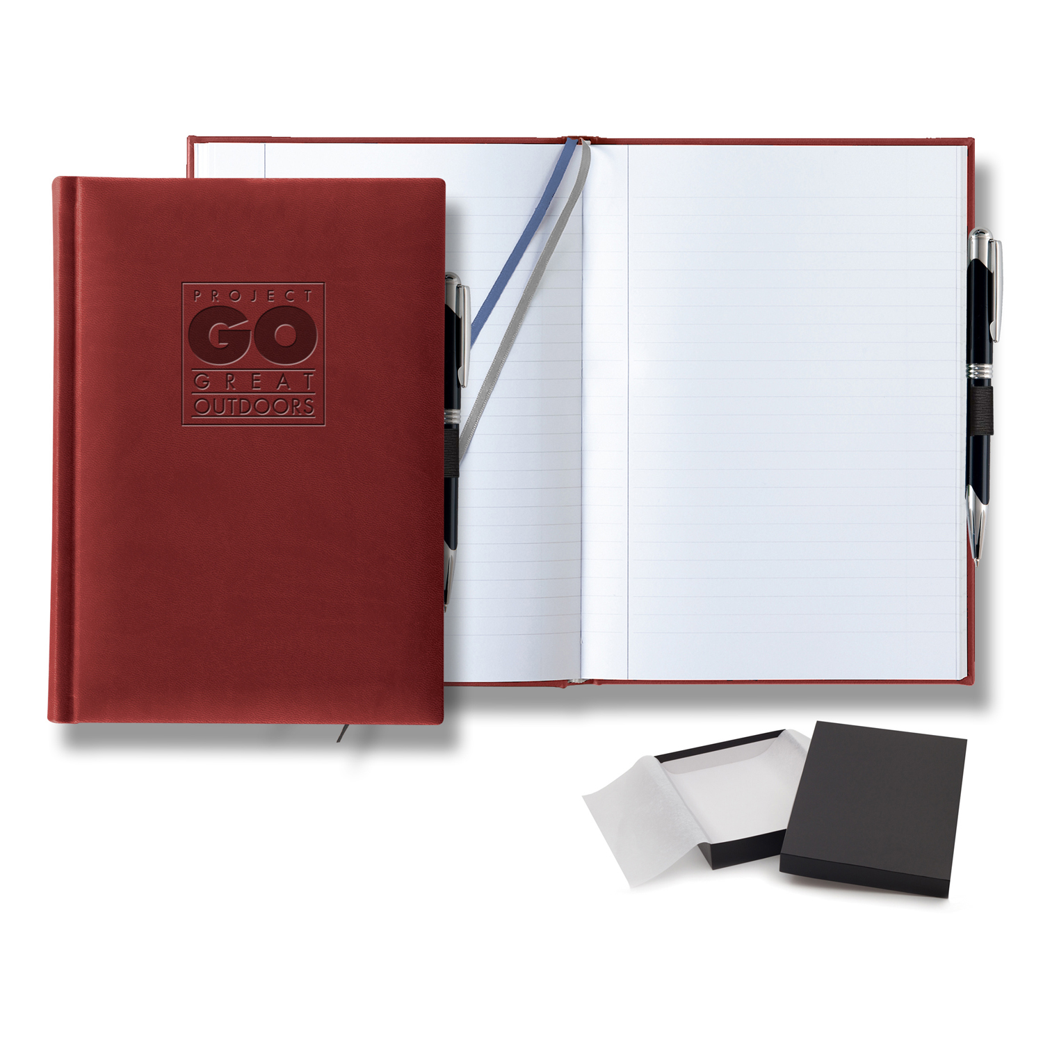 Castelli Tucson Grande Lined White Page Journal Gift Set 23