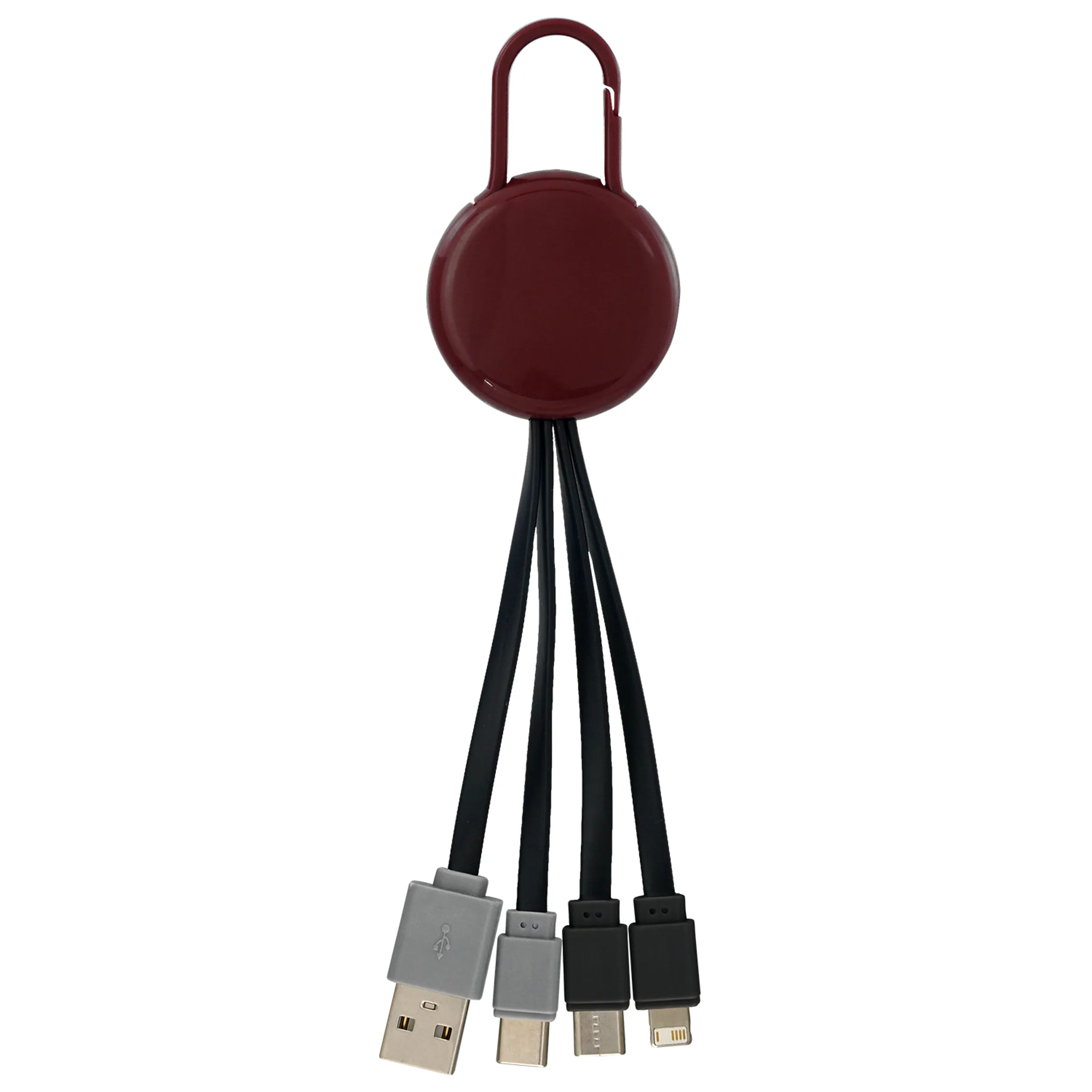 COLORFUL CLIP DUAL INPUT 3 IN 1 CHARGING CABLE 28