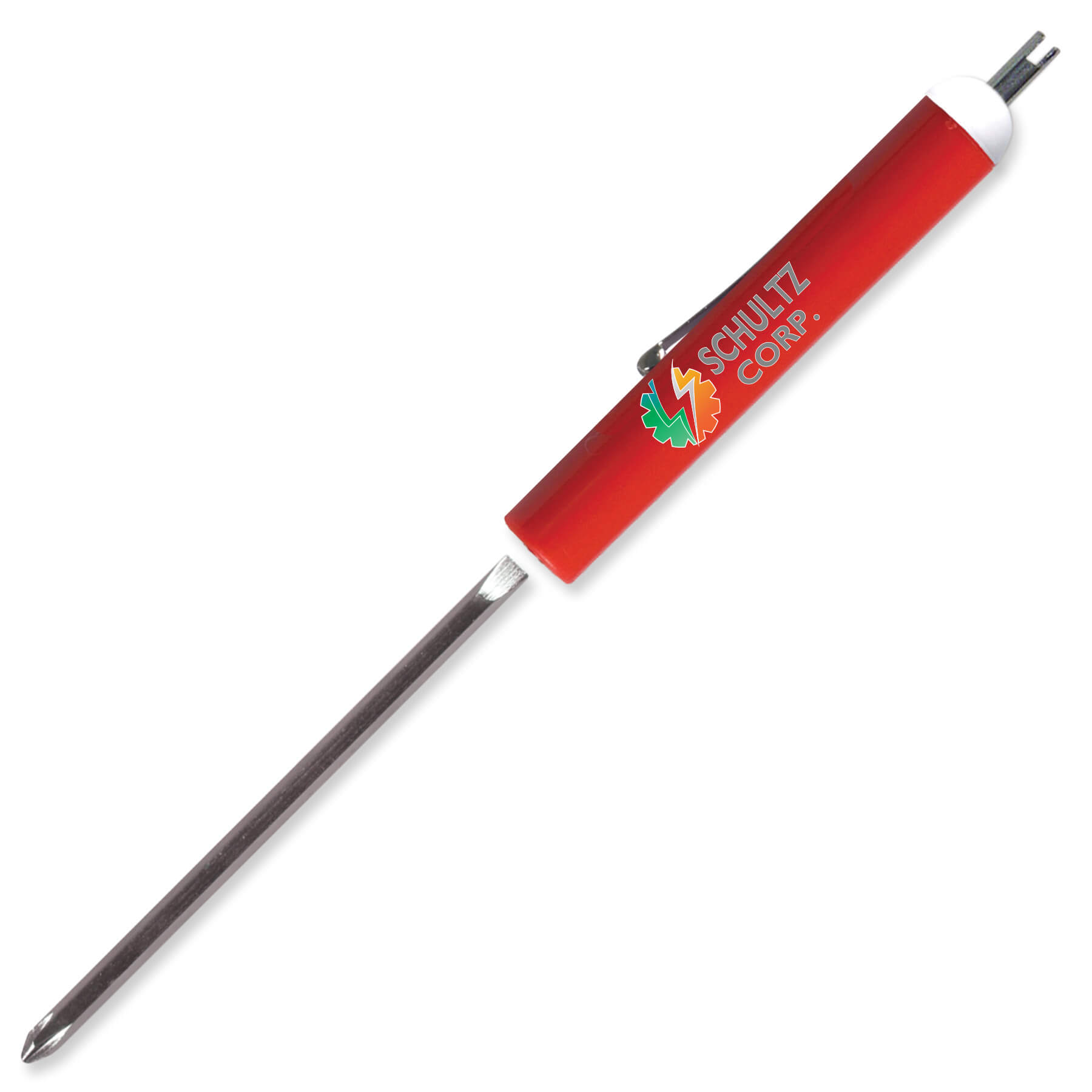 Pocket Screwdriver Reversible Flat Blade + Valve Stem Top 27