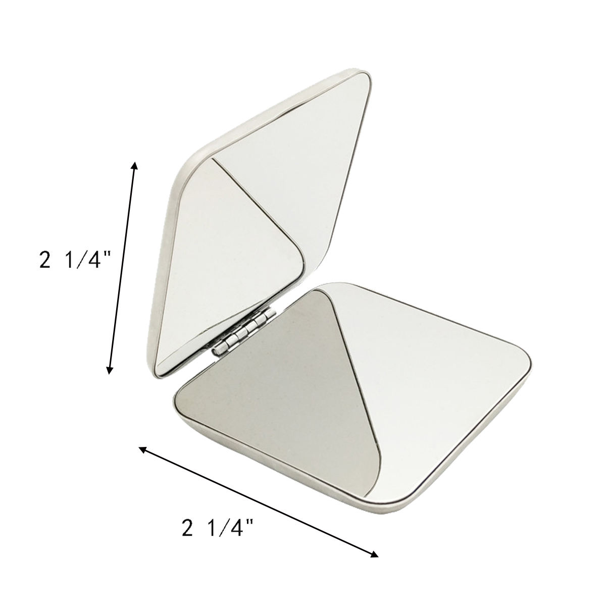 Stainless Steel Folding Square Mirror 3