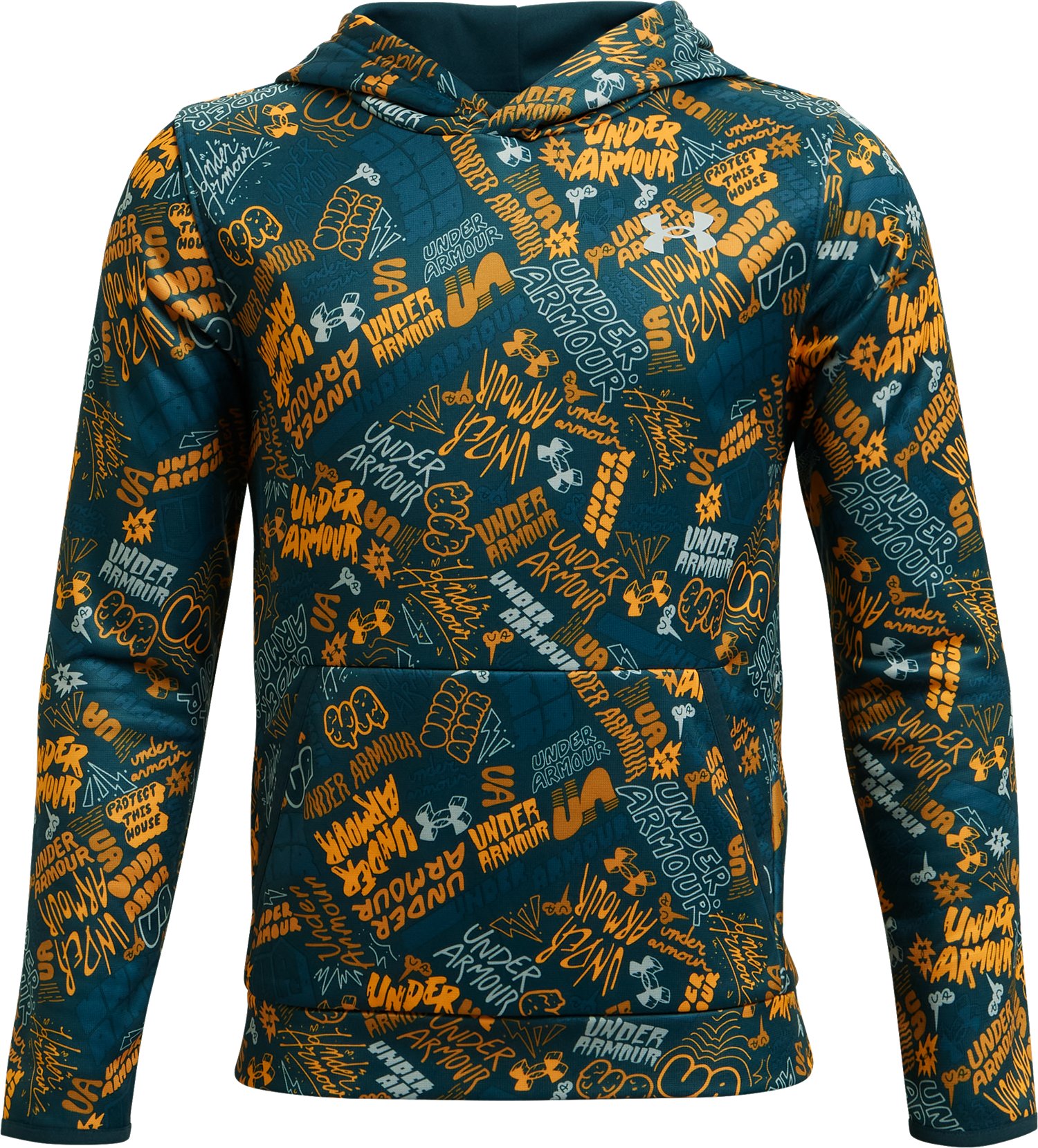 Boys' Armour Fleece Scribble Hoodie  3