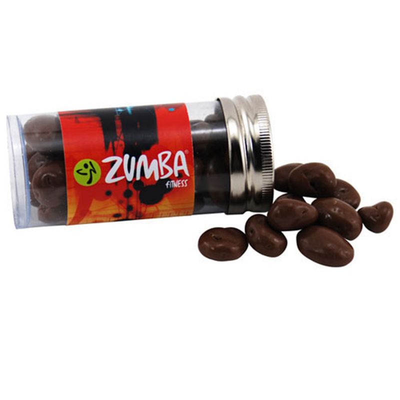 Tube with Choc Covered Raisins 1