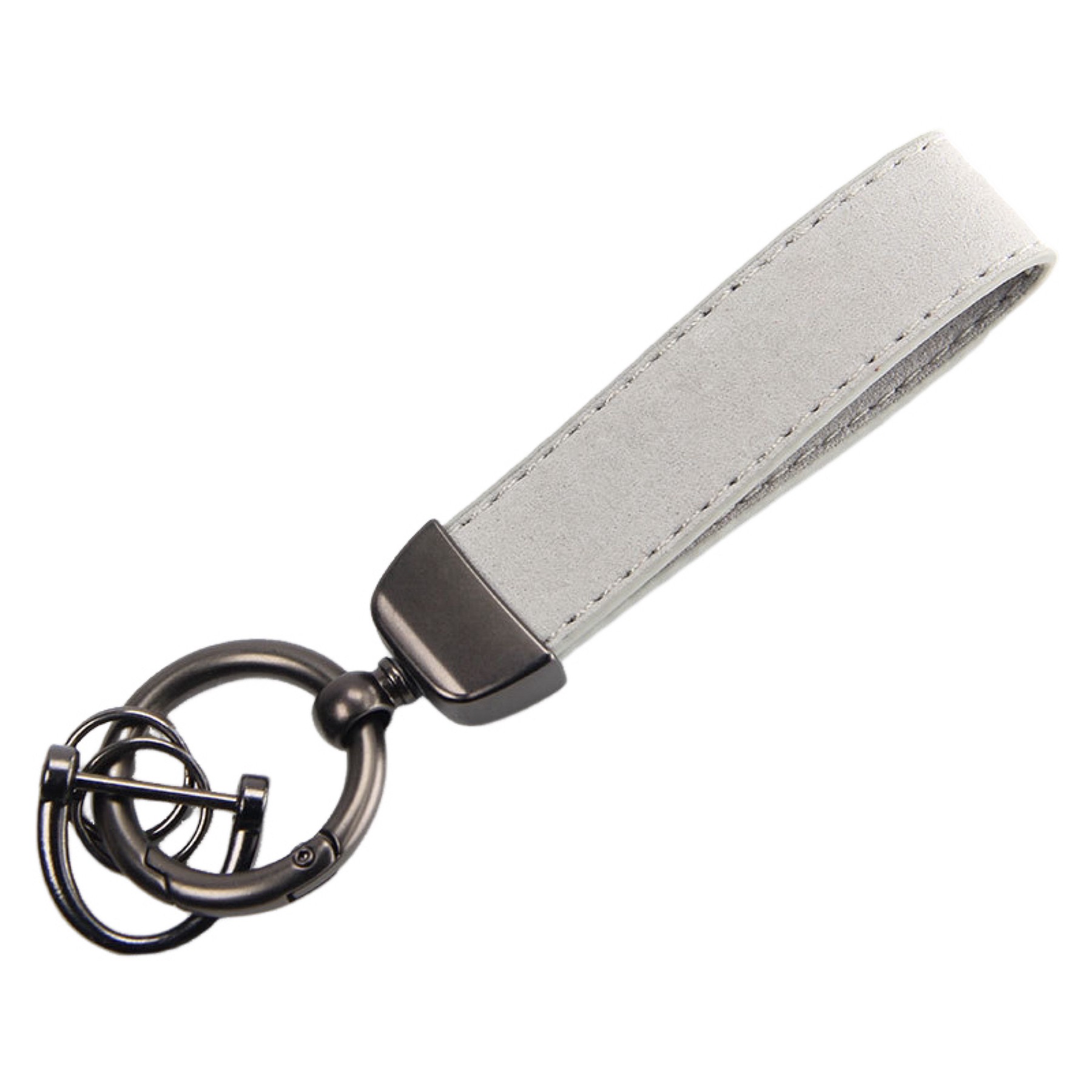 Universal Durable Leather 360 Degree Rotatable Keychain 6
