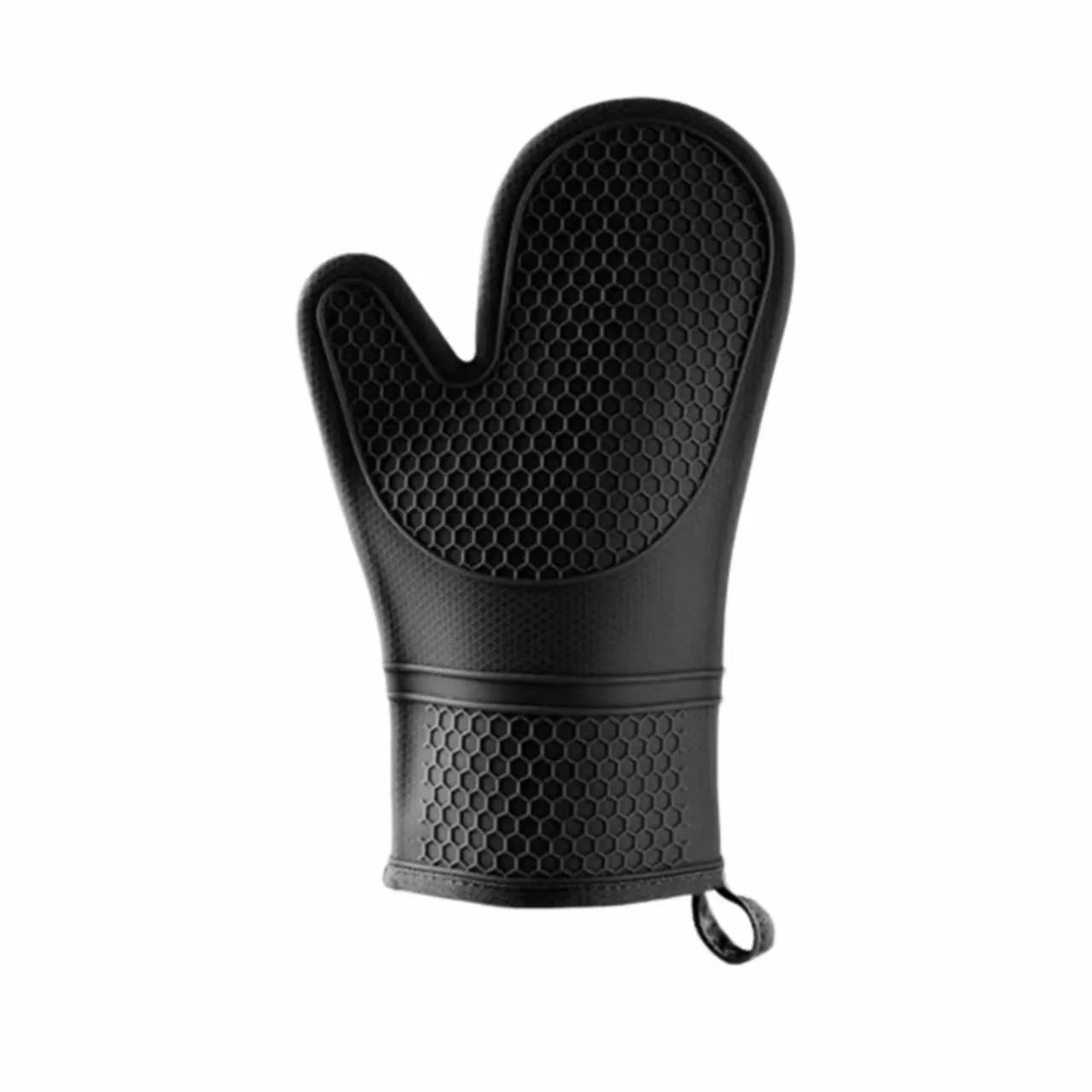 Silicone Honeycomb Heat Resistant Oven Mitt 6