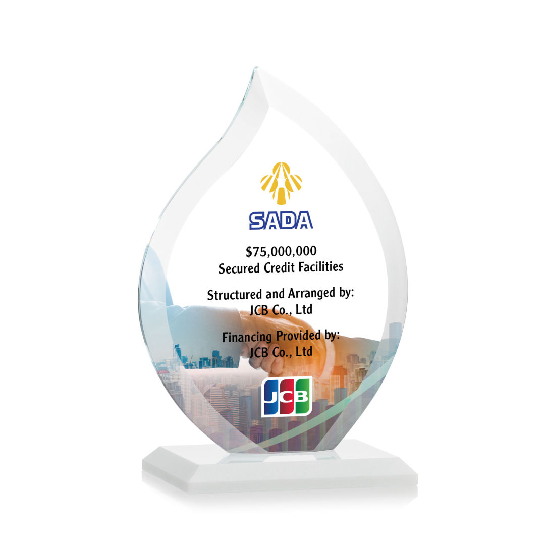 Nestor Flame VividPrint™ Award - White 6